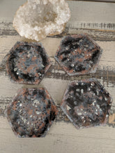 Coasters #6 - Octagon Epoxy set of 4