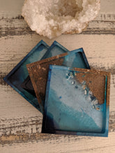 Coasters #4 - Square Epoxy set of 4 - Sold