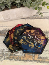 Coasters #14 - Octagon Epoxy set of 4