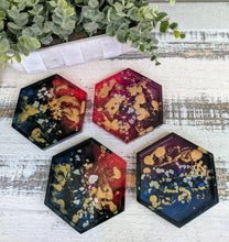 Coasters #14 - Octagon Epoxy set of 4