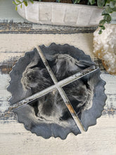 Coasters #21 - Triangle agate Epoxy set of 4