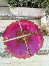 Coasters #20 - Triangle agate Epoxy set of 4 - Sold