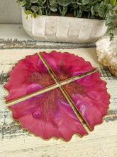 Coasters #20 - Triangle agate Epoxy set of 4 - Sold