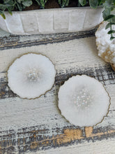 Coasters #26- Agate Epoxy set of 2 - Sold