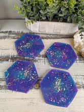 Coasters #23- Octagon Epoxy set of 4
