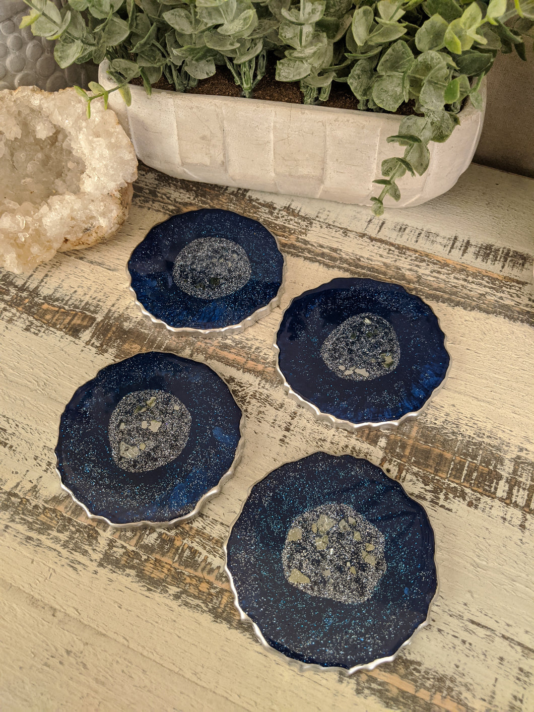 Coasters #43- Round Agate - Sold