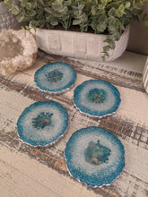 Coasters #71- Agate Epoxy set of 4 - Sold