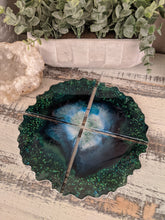 Coasters #64- Agate Epoxy set of 4 - Sold