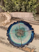 Coasters #65- Agate Epoxy set of 4