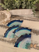 Coasters #65- Agate Epoxy set of 4