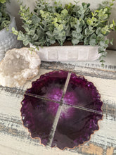 Coasters #66- Agate Epoxy set of 4