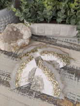 Coasters #67- Agate Epoxy set of 4 - SOLD