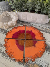 Coasters #63- Agate Epoxy set of 4