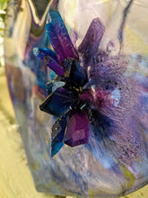 close up crystal cluster