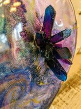close up crystal cluster