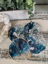 Coasters #61- Agate Epoxy set of 4 - Sold