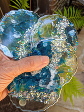 Coasters #61- Agate Epoxy set of 4 - Sold