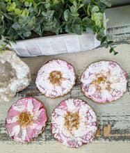 Coasters #60- Agate Epoxy set of 4 - Sold