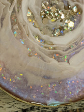 Coasters #59- Round Epoxy with feet - set of 2 - Sold
