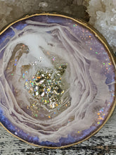 Coasters #59- Round Epoxy with feet - set of 2 - Sold