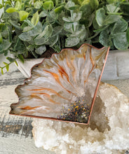 Coasters #56 - Triangle agate Epoxy set of 4