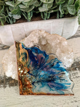 Coasters #55 - Triangle agate Epoxy set of 4 - SOLD