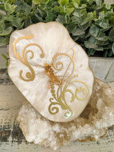 Coasters #46- Agate Epoxy set of 4 - SOLD