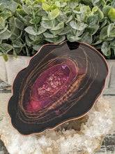 Coasters #47- Agate Epoxy set of 4 - SOLD