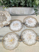Coasters #45- Agate Epoxy set of 4 - Sold