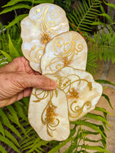 Coasters #46- Agate Epoxy set of 4 - SOLD
