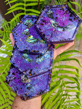 Coasters #5 - Octagon Epoxy set of 4 - Sold