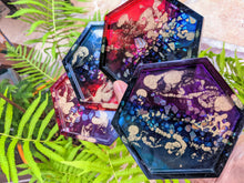 Coasters #14 - Octagon Epoxy set of 4