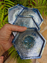 Coasters #48 - Octagon Epoxy set of 4