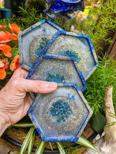Coasters #48 - Octagon Epoxy set of 4