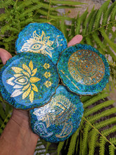 Coasters #52- Agate Epoxy set of 4 - SOLD