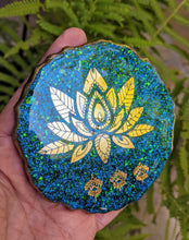 Coasters #52- Agate Epoxy set of 4 - SOLD