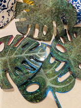 Coasters #113- Monstera Leaf Epoxy set of 4