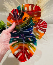 Coasters #112- Monstera Leaf Epoxy set of 4