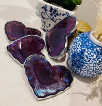 Coasters #106- Epoxy set of 4 - SOLD