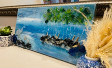 Right side view of Coastal landscape artwork”
