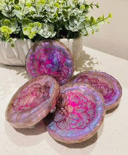 Coasters #116- Epoxy set of 4