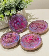 Coasters #116- Epoxy set of 4