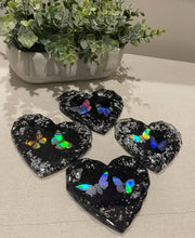 Coasters #117- Epoxy set of 4