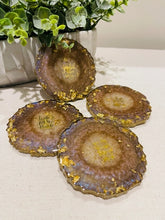 Coasters #121- Epoxy set of 4