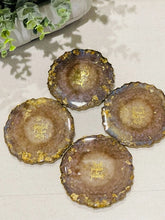 Coasters #121- Epoxy set of 4