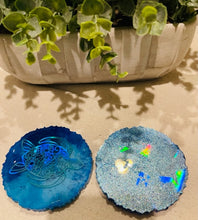 Coasters #122- Epoxy set of 2 - SOLD