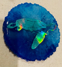 Coasters #122- Epoxy set of 2 - SOLD