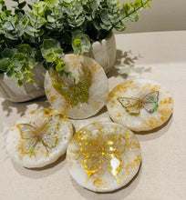 Coasters #123- Epoxy set of 4