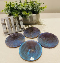 Coasters Set #125 - Epoxy set of 4 w/holder