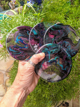Coasters #95- Round Epoxy set of 4